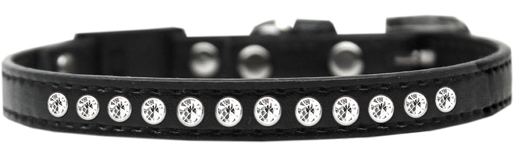 Clear Jewel Breakaway Cat Collar Black Size 10 Default Title