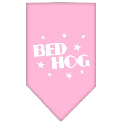 Bed Hog Screen Print Bandana Light Pink Large GreatEagleInc