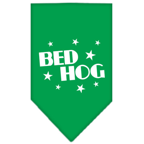 Bed Hog Screen Print Bandana Emerald Green Small GreatEagleInc