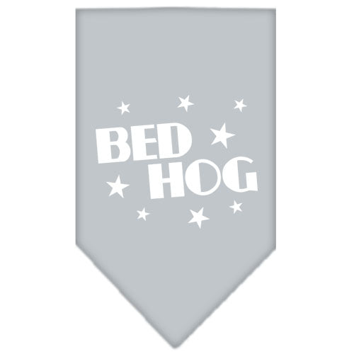 Bed Hog Screen Print Bandana Grey Small GreatEagleInc