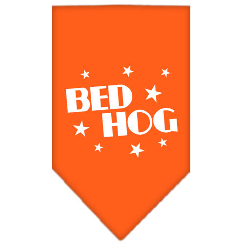 Bed Hog Screen Print Bandana Orange Small GreatEagleInc