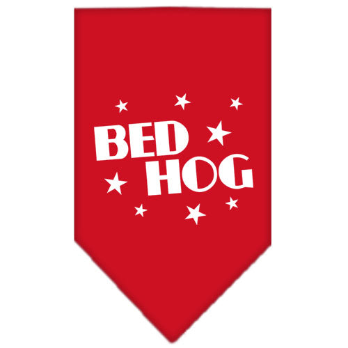 Bed Hog Screen Print Bandana Red Small GreatEagleInc