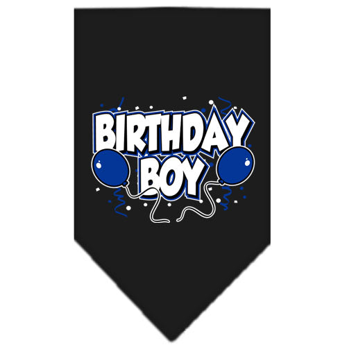 Birthday Boy Screen Print Bandana Black Large GreatEagleInc