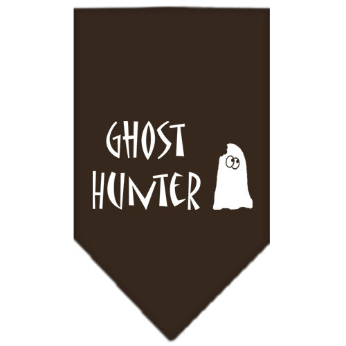 Ghost Hunter Screen Print Bandana Cocoa Large GreatEagleInc