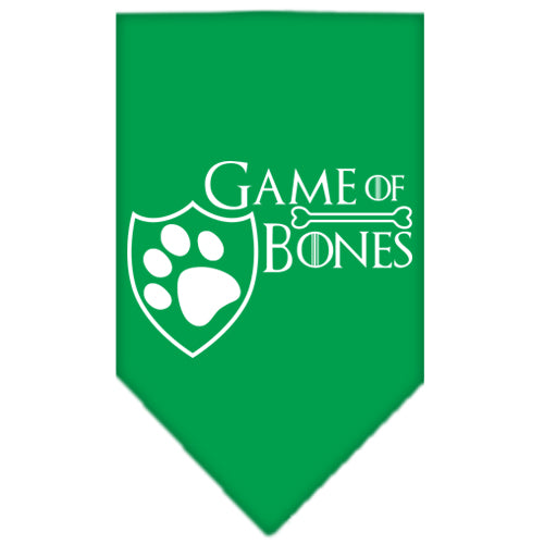 Game Of Bones Screen Print Bandana Emerald Green Large Default Title