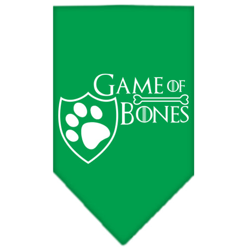 Game Of Bones Siebdruck Bandana Smaragdgrün Groß