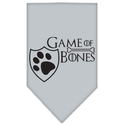 Game Of Bones Screen Print Bandana Grey Large Default Title
