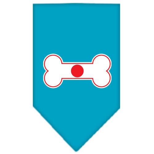 Bone Flag Japan Screen Print Bandana Turquoise Large Default Title