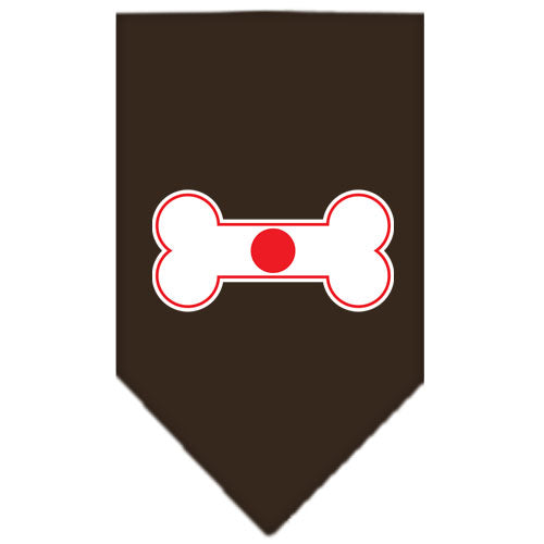 Bone Flag Japan Screen Print Bandana Cocoa Small Default Title