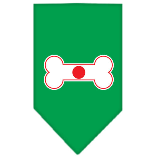 Bone Flag Japan Screen Print Bandana Emerald Green Small Default Title