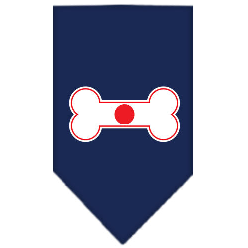 Bone Flag Japan Screen Print Bandana Navy Blue Small Default Title