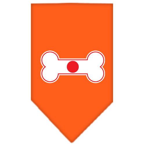 Bone Flag Japan Screen Print Bandana Orange Small Default Title