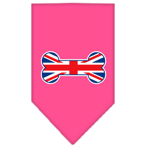 Bone Flag Uk Screen Print Bandana Bright Pink Large GreatEagleInc