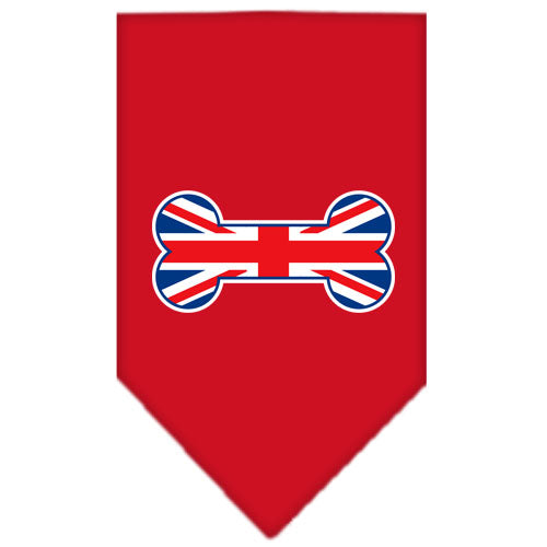 Bone Flag Uk Screen Print Bandana Red Large Default Title
