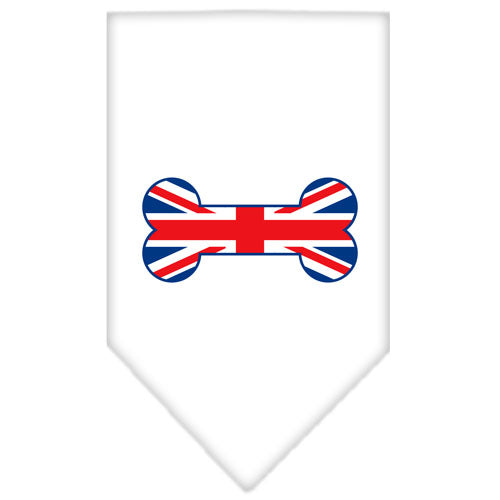 Bone Flag Uk Screen Print Bandana White Large Default Title