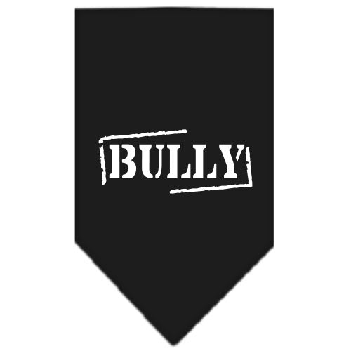 Bully Screen Print Bandana Black Large GreatEagleInc