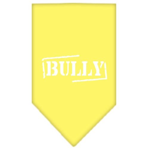 Bully Screen Print Bandana Yellow Large GreatEagleInc