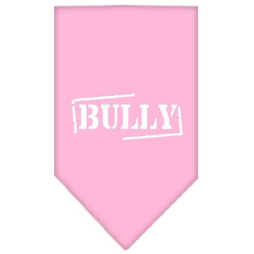 Bully Screen Print Bandana Light Pink Small GreatEagleInc