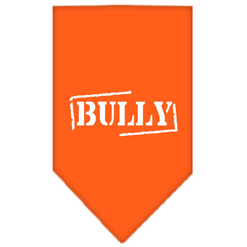 Bully Screen Print Bandana Orange Small GreatEagleInc