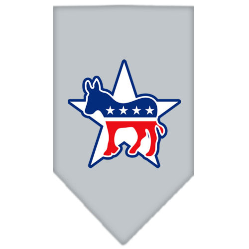 Democrat Screen Print Bandana Grey Large Default Title