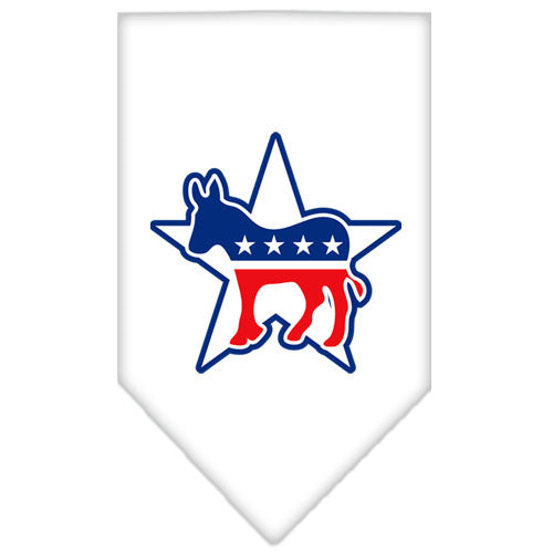 Democrat Screen Print Bandana White Large Default Title
