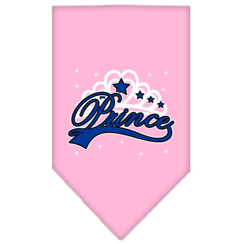 I'm A Prince Screen Print Bandana Light Pink Small Default Title