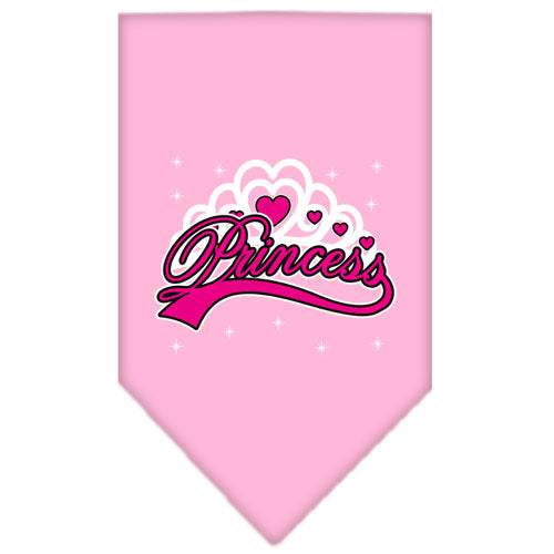 I'm A Princess Screen Print Bandana Light Pink Large GreatEagleInc