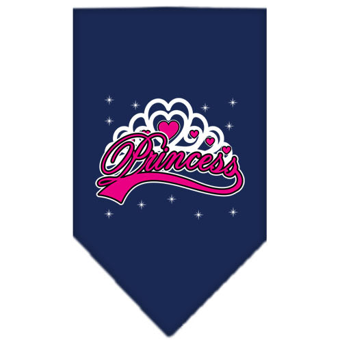 I'm A Princess Screen Print Bandana Navy Blue Large GreatEagleInc