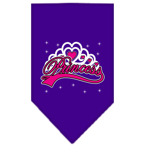 I'm A Princess Screen Print Bandana Purple Large GreatEagleInc