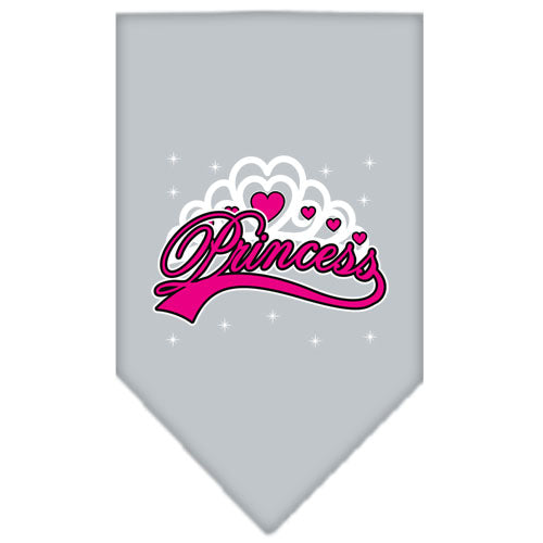 I'm A Princess Screen Print Bandana Grey Small GreatEagleInc