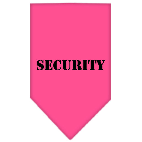 Security Screen Print Bandana Bright Pink Large GreatEagleInc