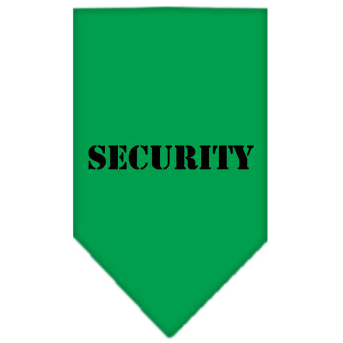 Security Screen Print Bandana Emerald Green Large GreatEagleInc