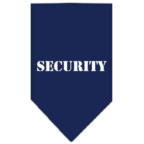 Security Screen Print Bandana Navy Blue Large GreatEagleInc