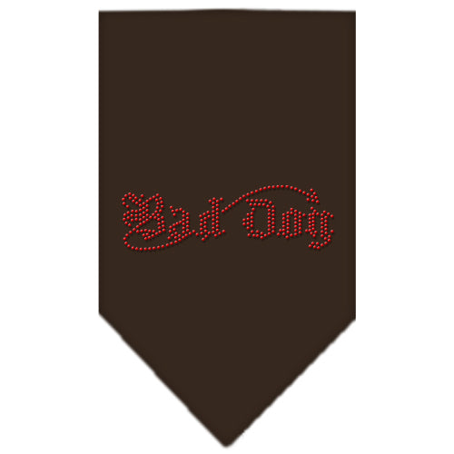 Bad Dog Rhinestone Bandana Cocoa Small Default Title