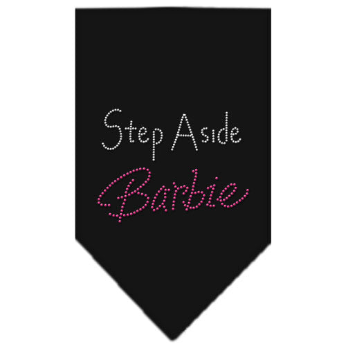 Step Aside Barbie Rhinestone Bandana Black Large GreatEagleInc