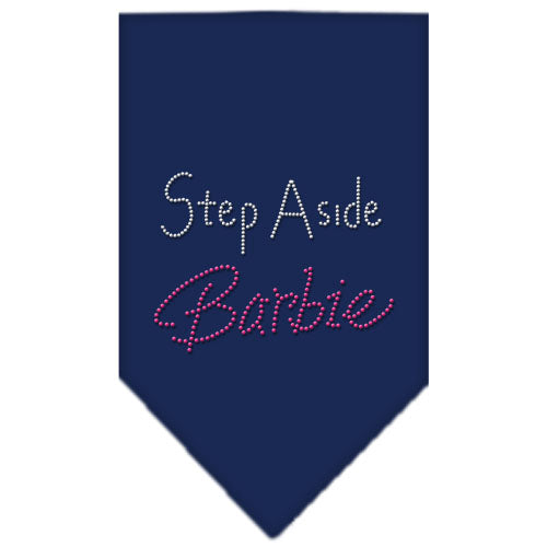 Step Aside Barbie Rhinestone Bandana Navy Blue Large GreatEagleInc