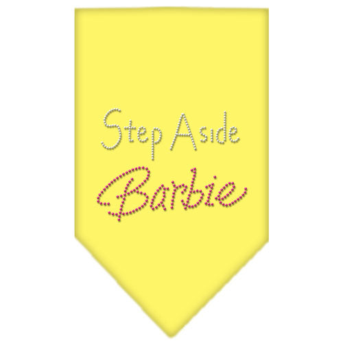 Step Aside Barbie Rhinestone Bandana Yellow Large GreatEagleInc