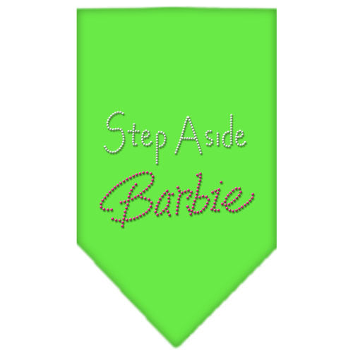 Step Aside Barbie Rhinestone Bandana Lime Green Small GreatEagleInc