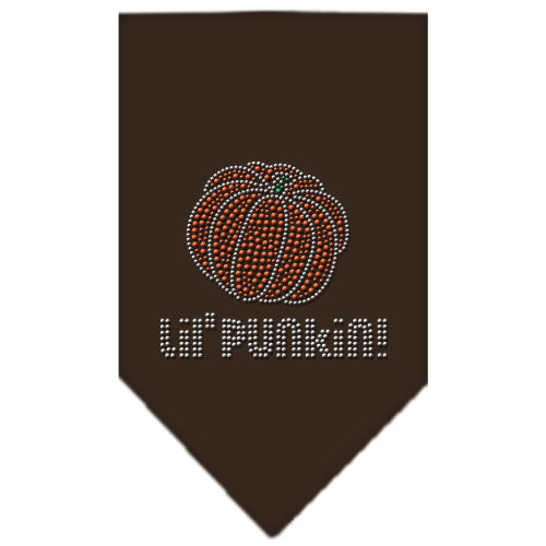 Lil Punkin Rhinestone Bandana Cocoa Small GreatEagleInc