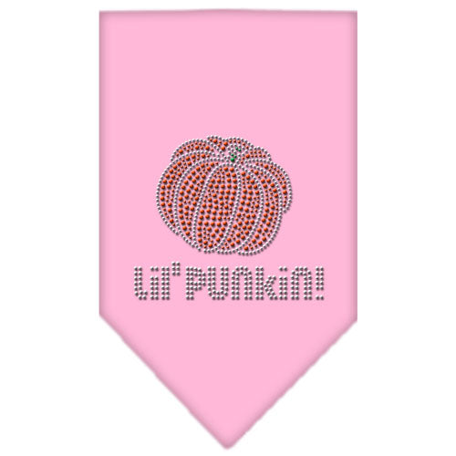 Lil Punkin Rhinestone Bandana Light Pink Small GreatEagleInc