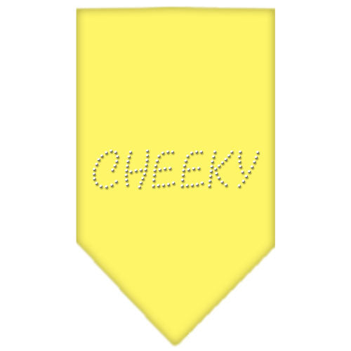 Cheeky Rhinestone Bandana Yellow Large GreatEagleInc