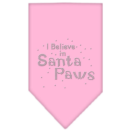 Santa Paws Rhinestone Bandana Light Pink Small GreatEagleInc