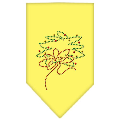 Wreath Rhinestone Bandana Yellow Small GreatEagleInc