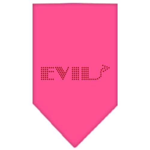 Evil Rhinestone Bandana Bright Pink Small GreatEagleInc