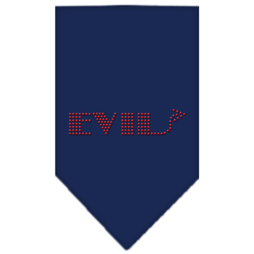 Evil Rhinestone Bandana Navy Blue Small GreatEagleInc