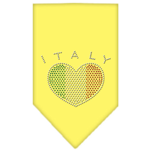 Italy Rhinestone Bandana Yellow Small GreatEagleInc