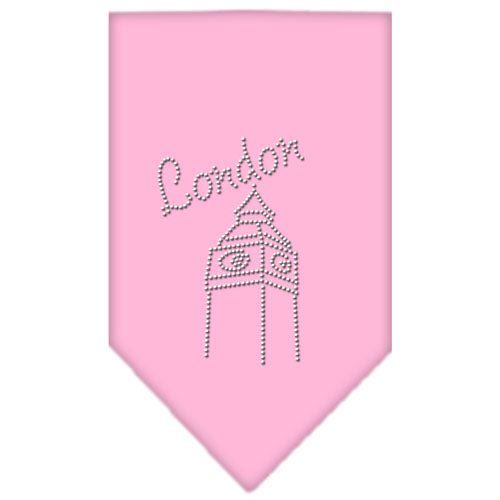 London Rhinestone Bandana Light Pink Small GreatEagleInc