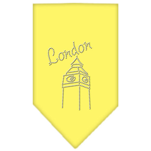 London Rhinestone Bandana Yellow Small GreatEagleInc