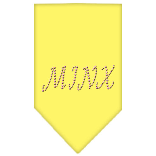 Minx Rhinestone Bandana Yellow Large GreatEagleInc
