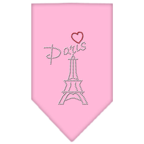 Paris Rhinestone Bandana Light Pink Large Default Title